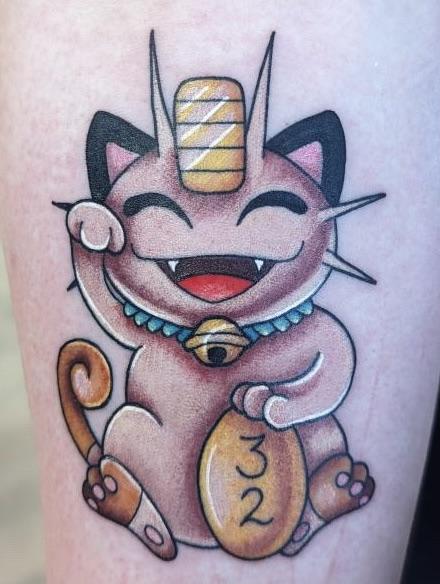 “Lucky 32” – done at Inkheart Tattoo Parlor in MI