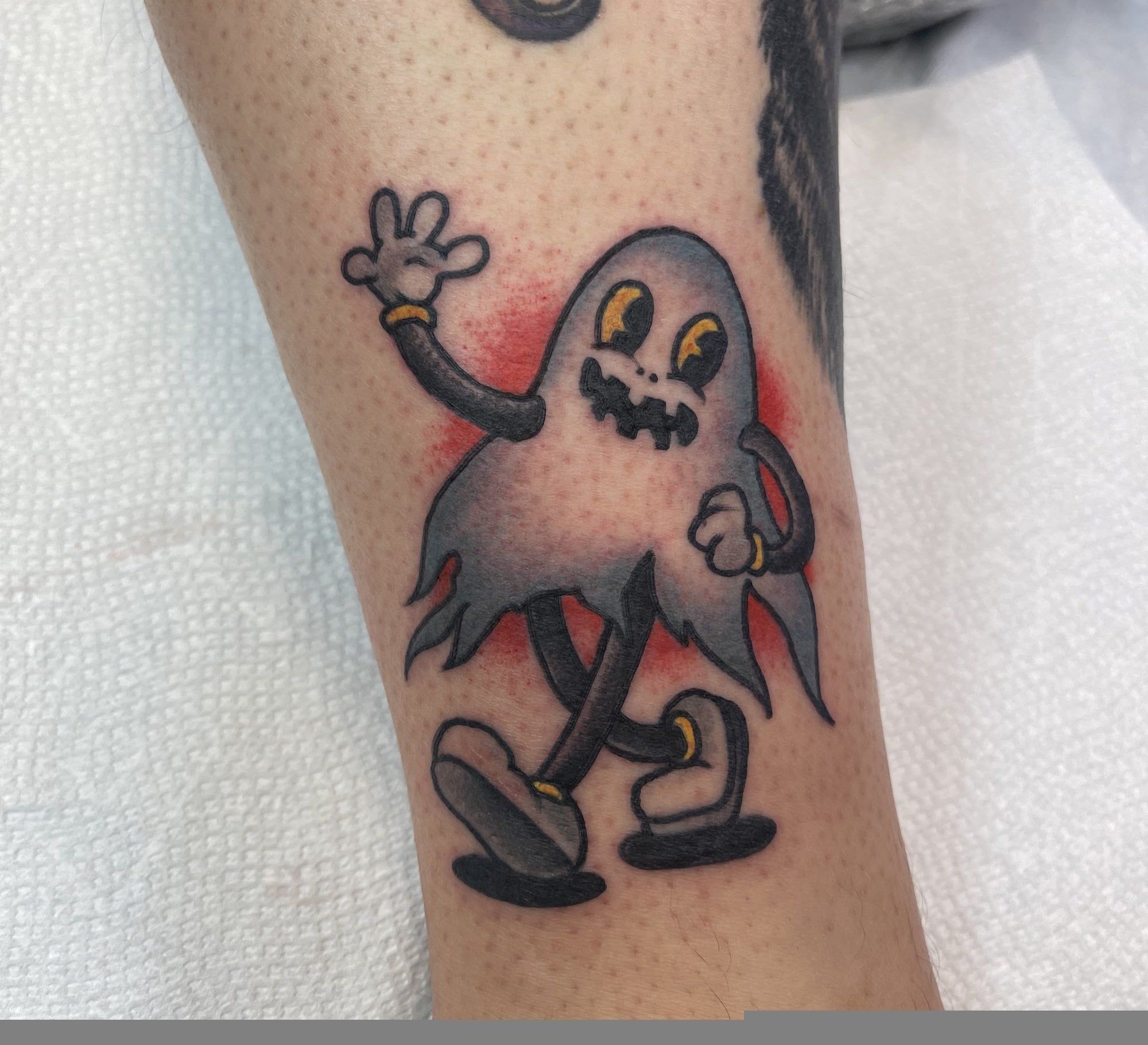 Halloween flash from Nick Caruso at Bound For Glory Tattoos, Staten Island NY