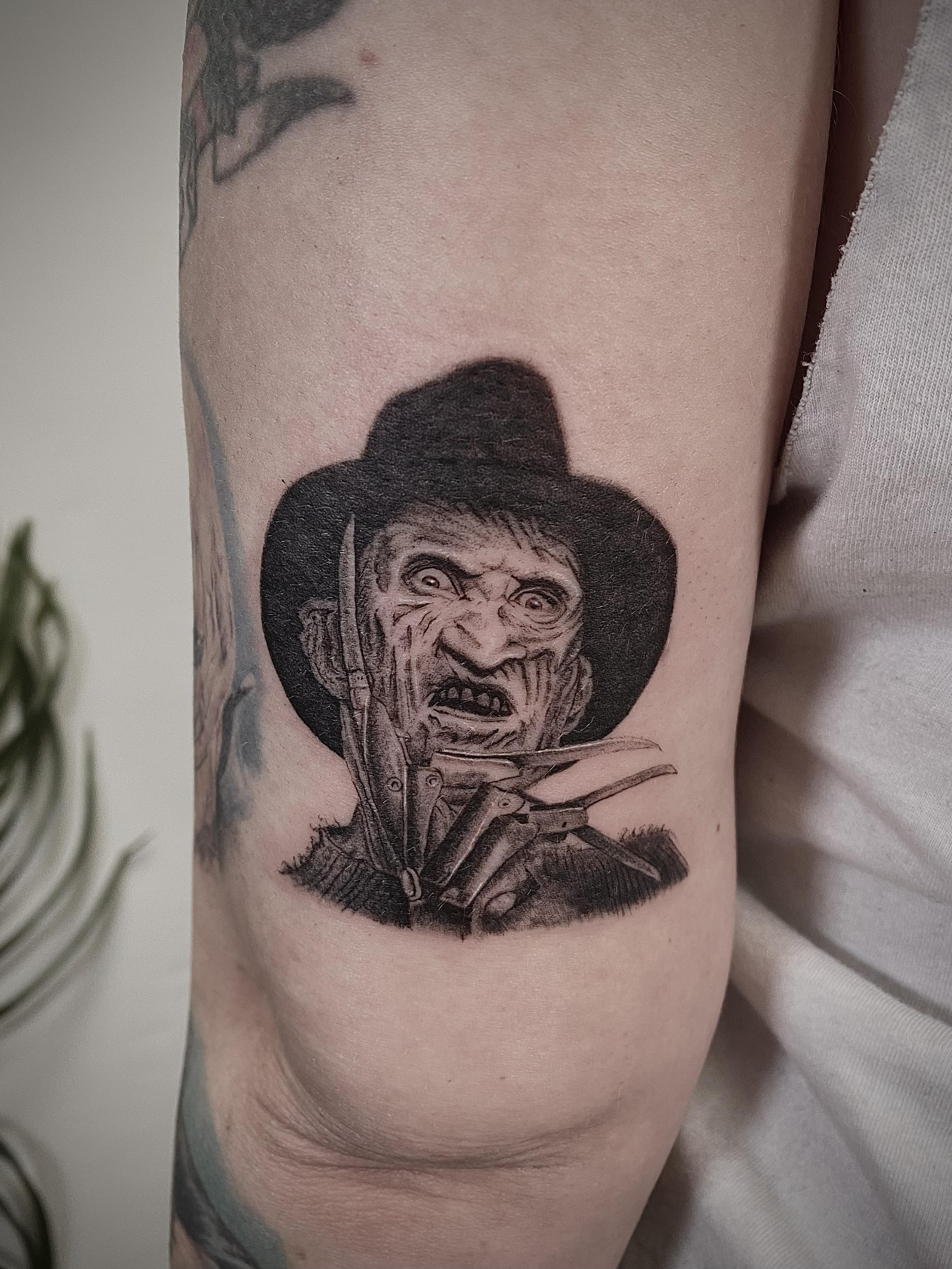 Freddy by me(Jane) at Baron art tattoo studio in LB,CA