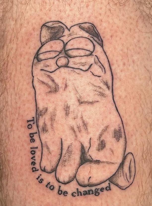 A loved Garfield by Lily at Paper Doll in Fayetteville AR