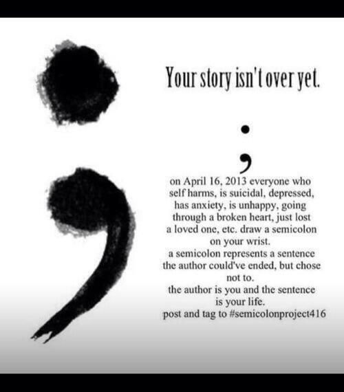 Semi colon project by kdonovan1992 on DeviantArt