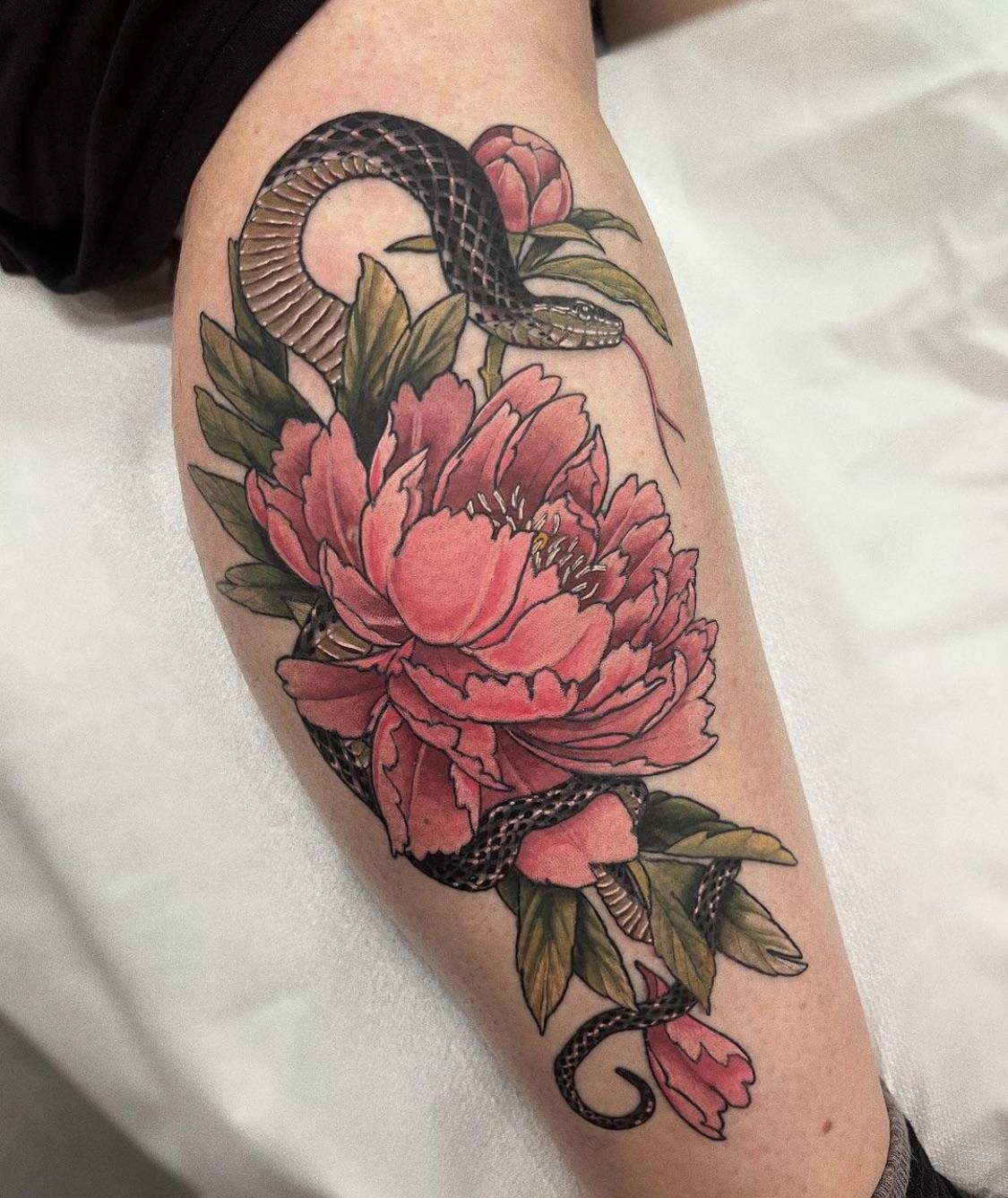 By Luke Oakman at Electric Snake Tattoo Co, Billericay, UK