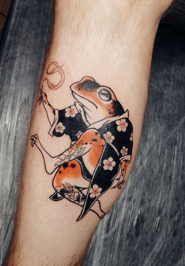 Frog by Kseniya Kotova. Private Studio in Bryansk, Russia.