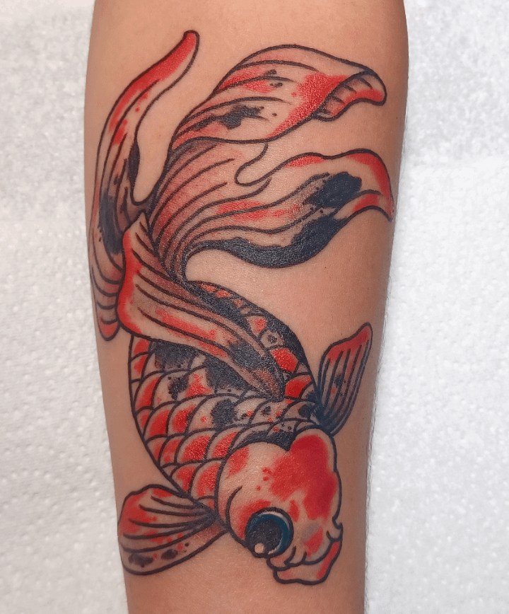 My fish tattoo by Vlad Octavian, Old London Road tattoos, London