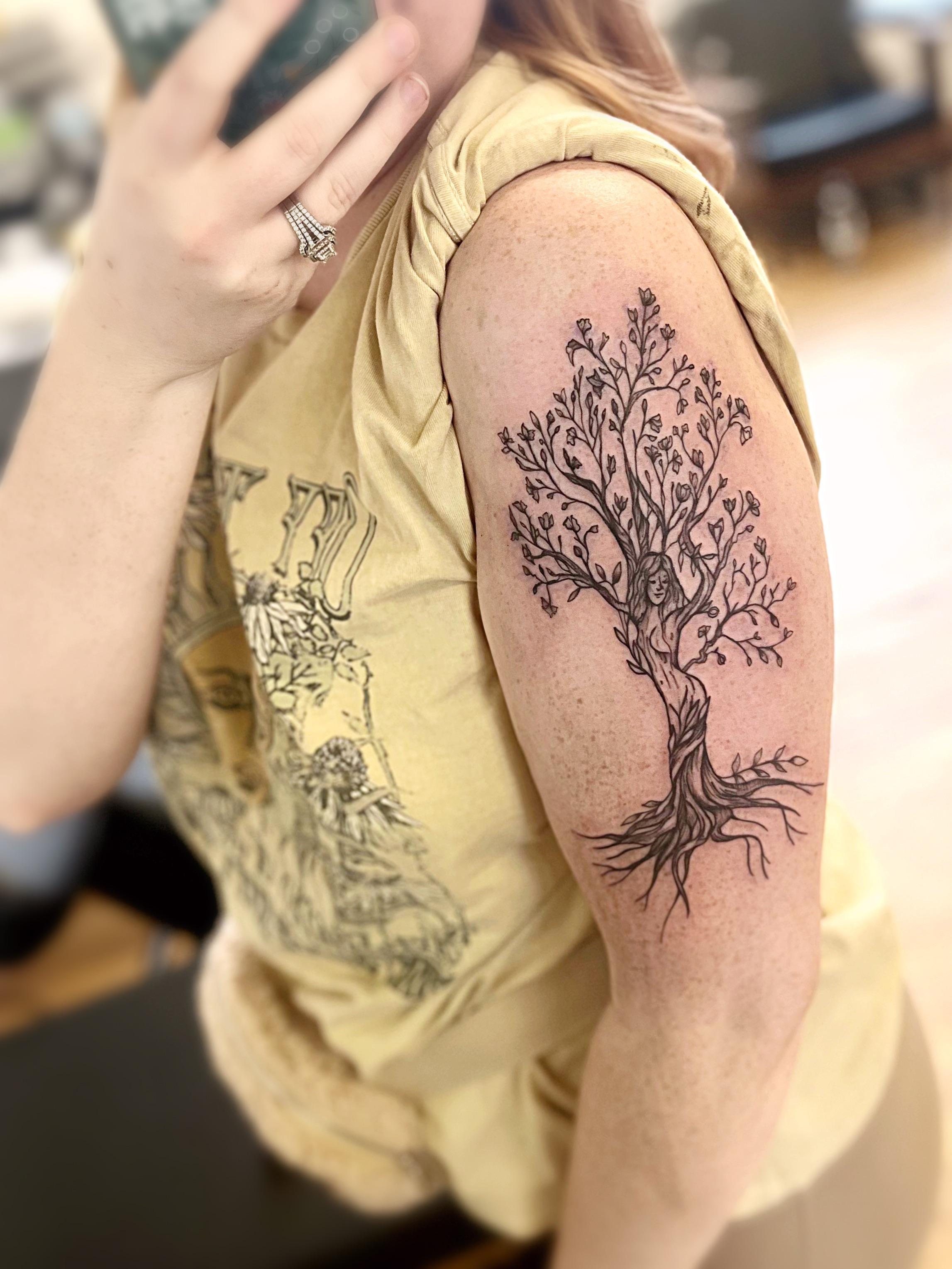 Dryad ink by Lindsay from Art By Lin in Marion IA