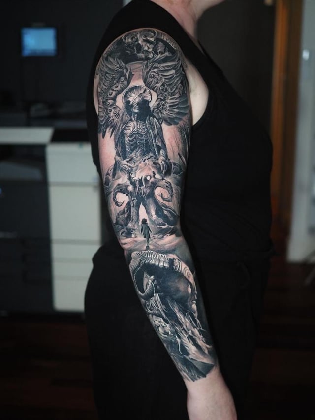 DelToro sleeve by Daffy at The Black Mark Melbourne Australia