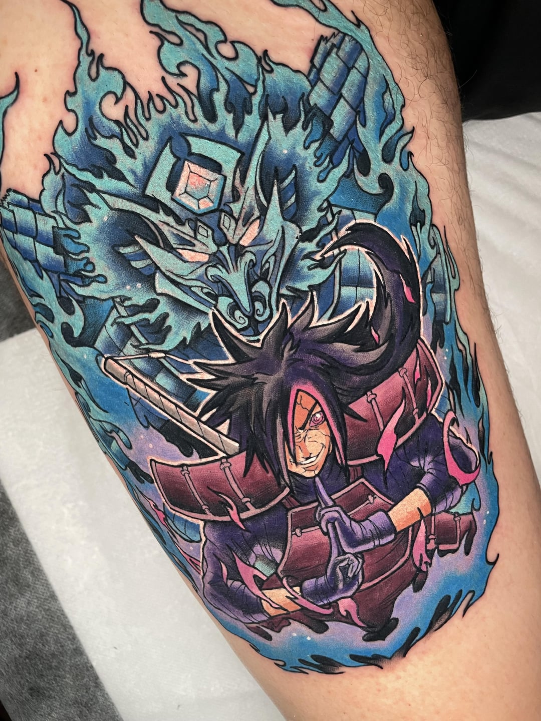 Madara Tattoo, Done by RIGO4K, RIGO4K Tattoo Studio NYC