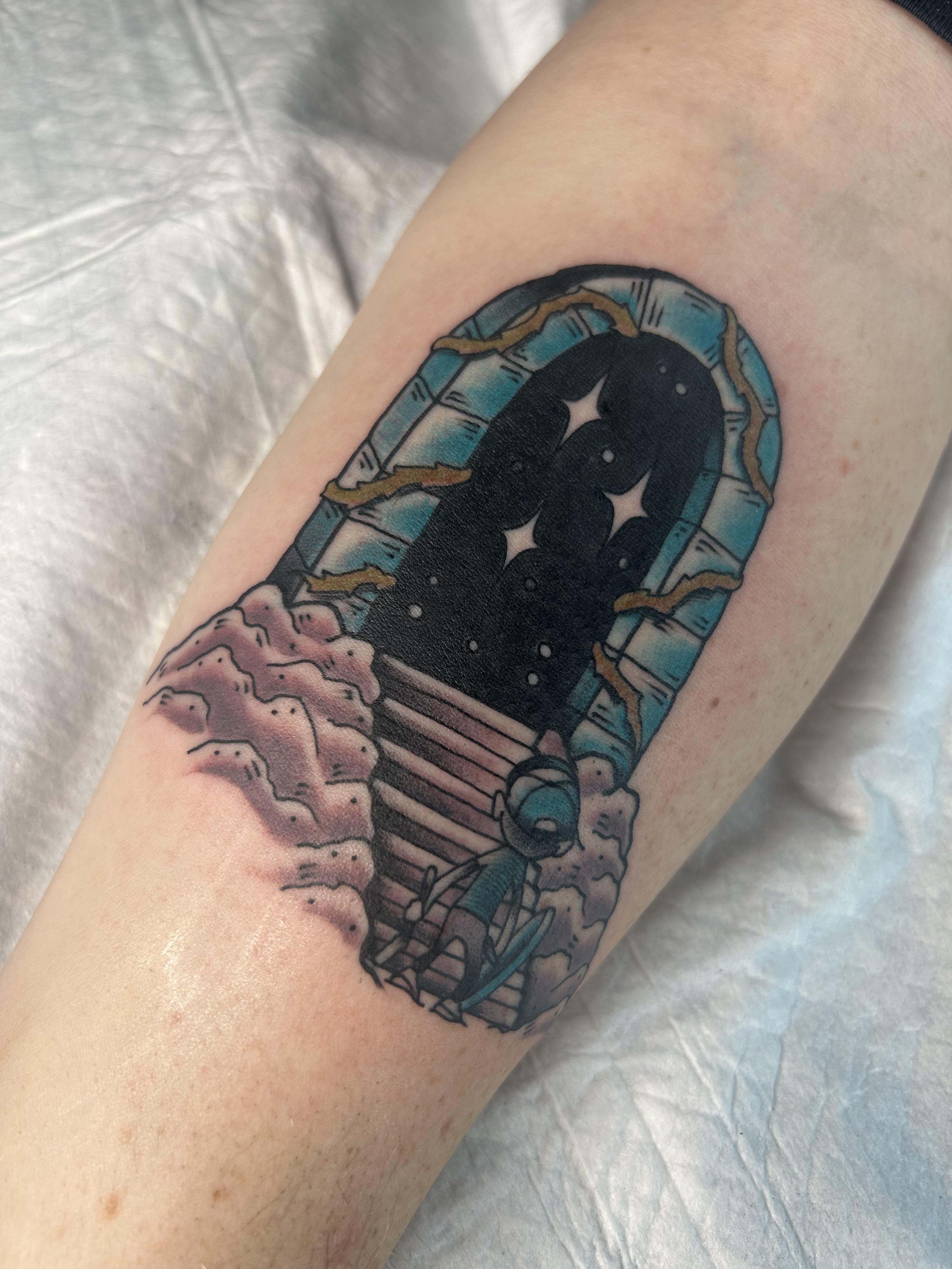 Fresh off the press. My DnD tattoo. Salem,OR Goodvibes Tattoo