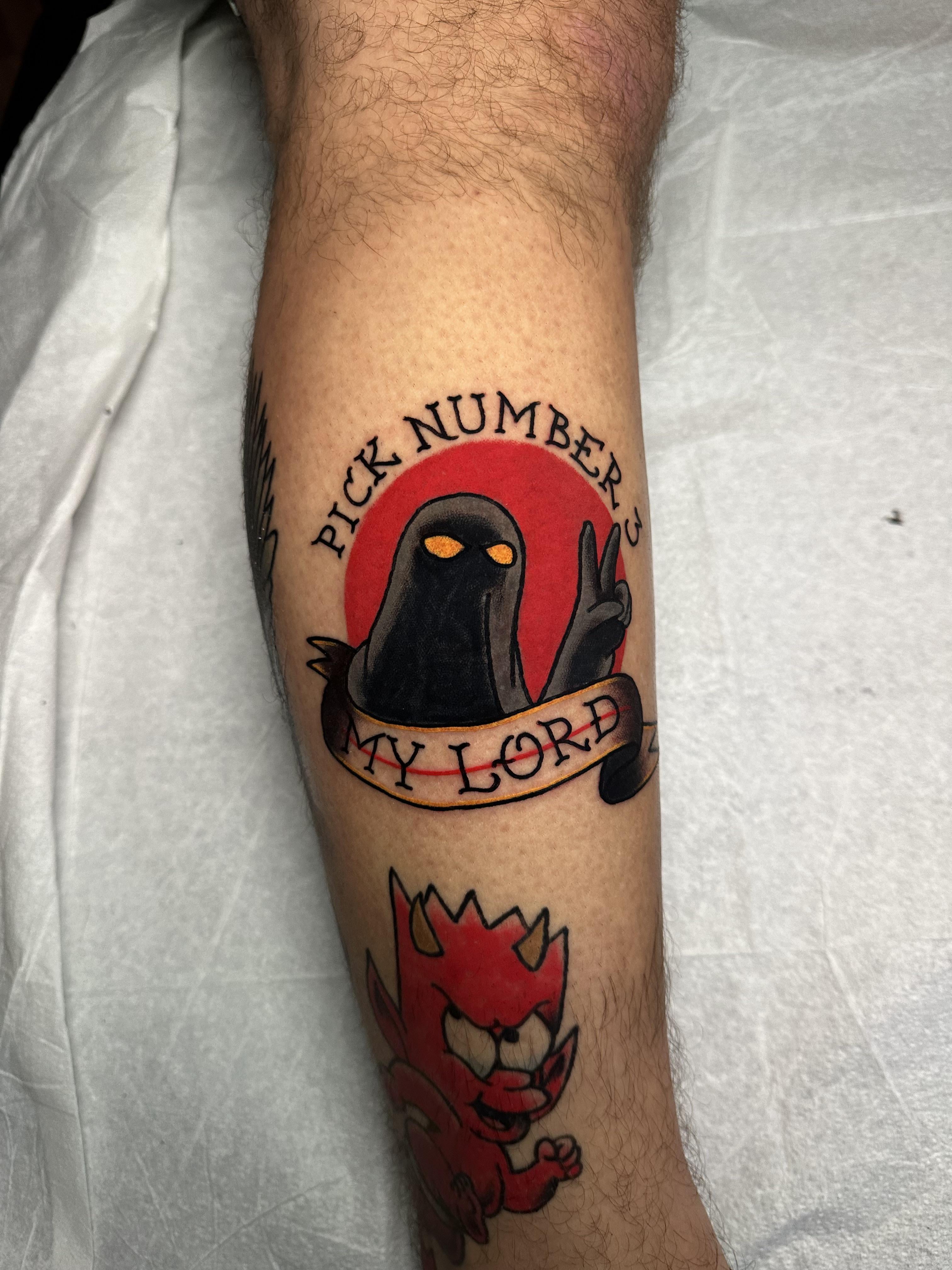 #3 my lord! Done by me, Dylan, dark mark tattoo, Keene NH