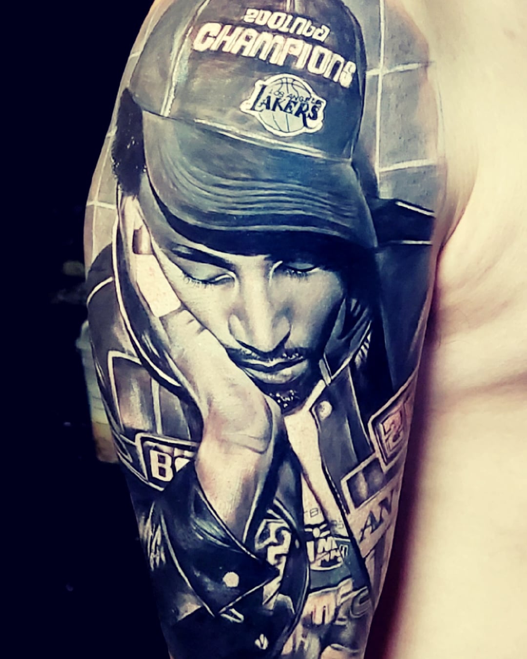 Last tattoo. Iconic Kobe Championship done by Avel Salen – Manila, Philippines